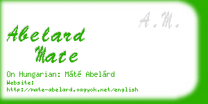 abelard mate business card